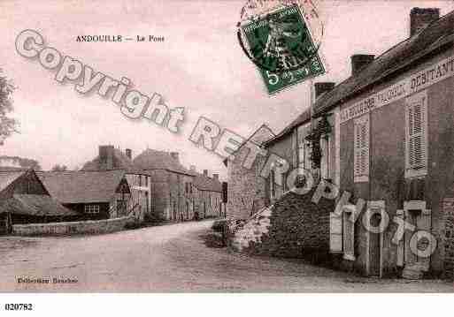 Ville de ANDOUILLE, carte postale ancienne