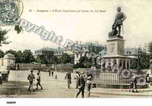 Ville de ANGERS, carte postale ancienne