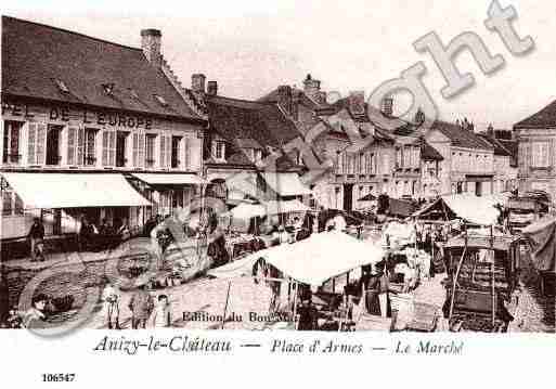 Ville de ANIZYLECHATEAU, carte postale ancienne