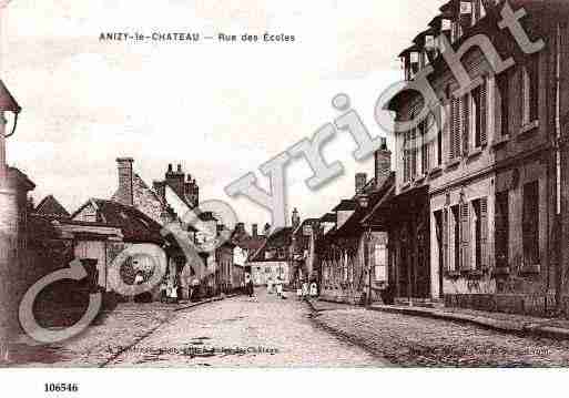 Ville de ANIZYLECHATEAU, carte postale ancienne