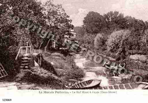 Ville de ARCAIS, carte postale ancienne Ville de ARCAIS, carte postale ancienne