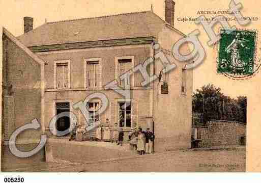 Ville de ARCISLEPONSART, carte postale ancienne