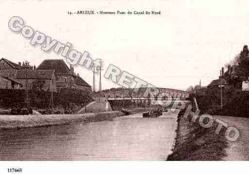 Ville de ARLEUX, carte postale ancienne