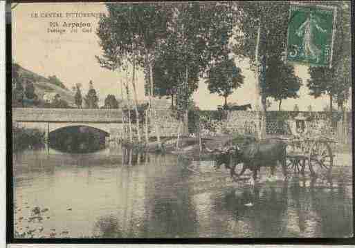 Ville de ARPAJONSURCERE, carte postale ancienne