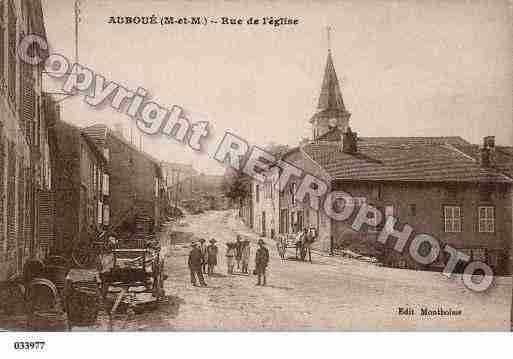 Ville de AUBOUE, carte postale ancienne