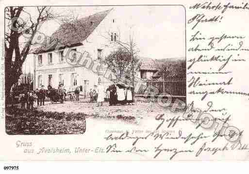 Ville de AVOLSHEIM, carte postale ancienne