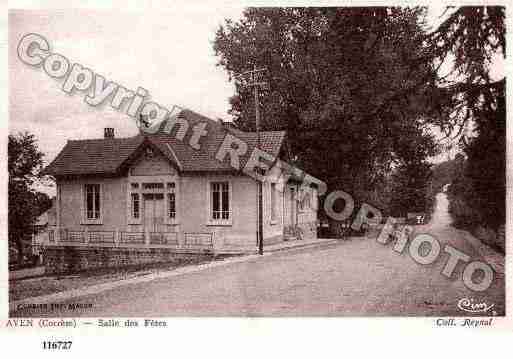 Ville de AYEN, carte postale ancienne