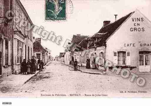 Ville de BATILLYENGATINAIS, carte postale ancienne