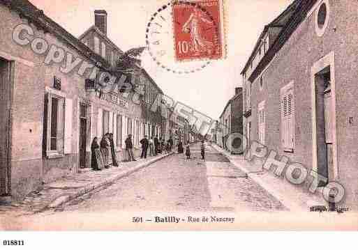 Ville de BATILLYENGATINAIS, carte postale ancienne