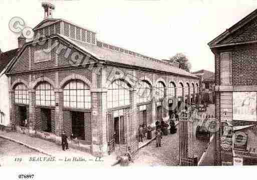 Ville de BEAUVAIS, carte postale ancienne