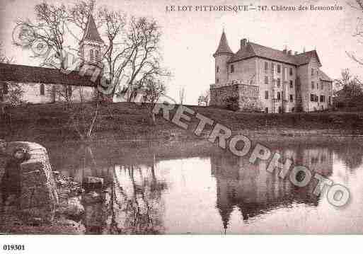 Ville de BESSONIES, carte postale ancienne