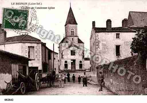 Ville de BIGNON(LE), carte postale ancienne