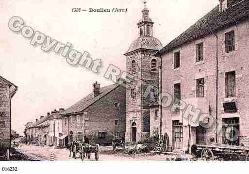 Ville de BONLIEU, carte postale ancienne