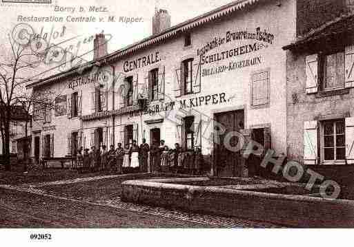 Ville de BORNY, carte postale ancienne