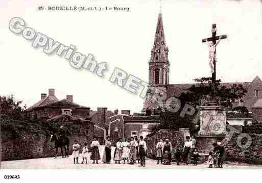 Ville de BOUZILLE, carte postale ancienne