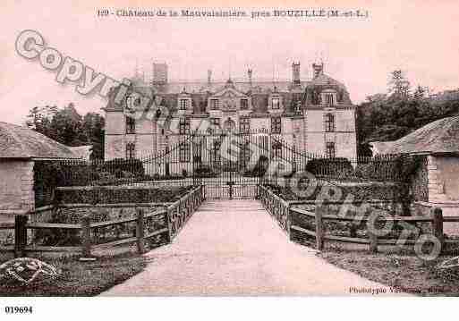 Ville de BOUZILLE, carte postale ancienne