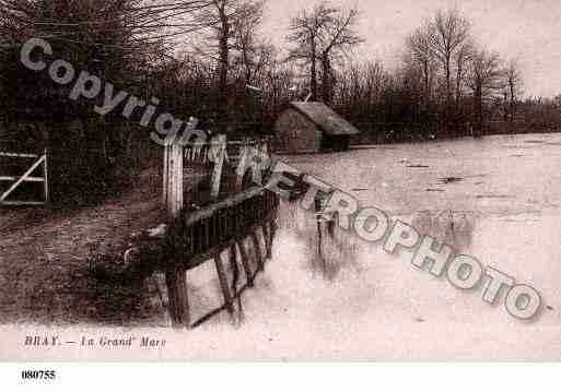 Ville de BRAY, carte postale ancienne