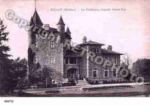 Ville de BULLY, carte postale ancienne