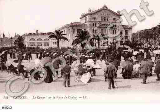 Ville de CANNES, carte postale ancienne