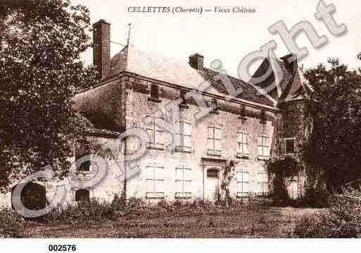 Ville de CELLETTES, carte postale ancienne