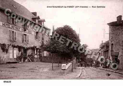 Ville de CHATEAUNEUFLAFORET, carte postale ancienne