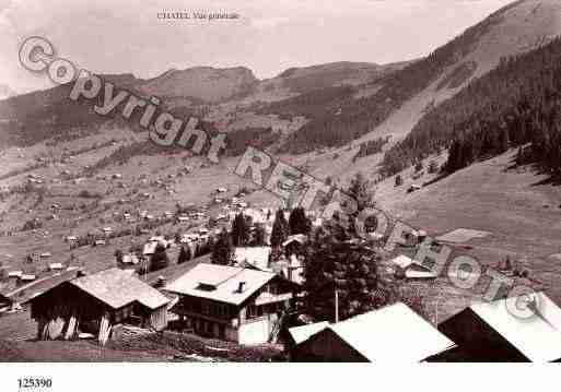 Ville de CHATEL, carte postale ancienne