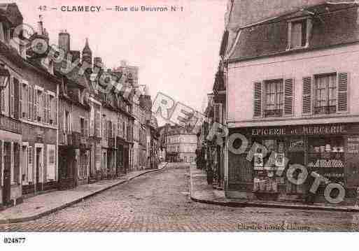 Ville de CLAMECY, carte postale ancienne