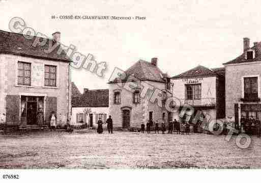 Ville de COSSEENCHAMPAGNE, carte postale ancienne