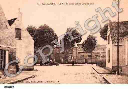 Ville de COULOGNE, carte postale ancienne