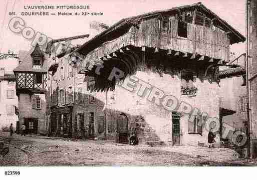 Ville de COURPIERE, carte postale ancienne