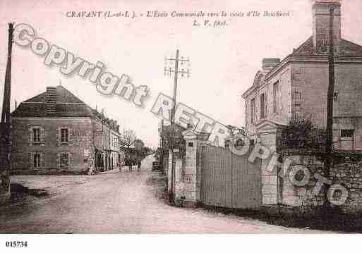 Ville de CRAVANTLESCOTEAUX, carte postale ancienne