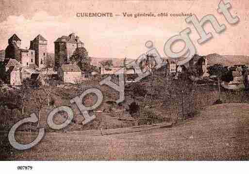 Ville de CUREMONTE, carte postale ancienne