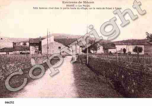 Ville de DAVAYE, carte postale ancienne