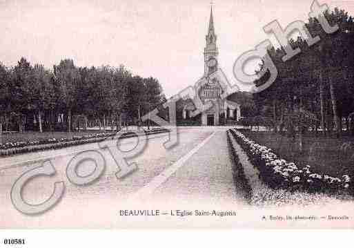 Ville de DEAUVILLE, carte postale ancienne