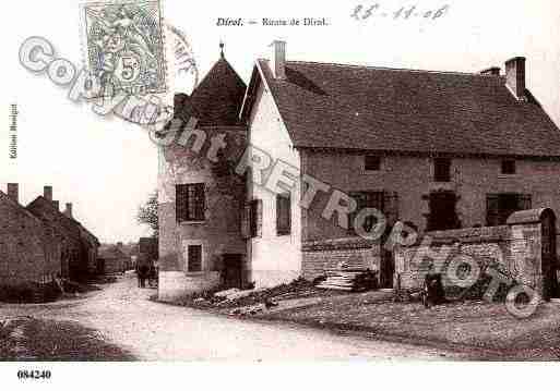 Ville de DIROL, carte postale ancienne