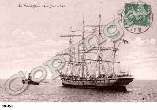 Ville de DUNKERQUE, carte postale ancienne