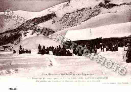 Ville de EAUXBONNES, carte postale ancienne