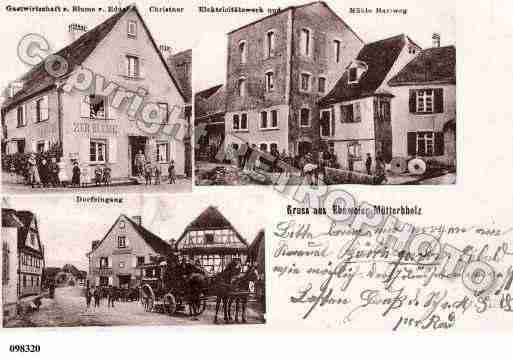 Ville de EHNWIHR, carte postale ancienne