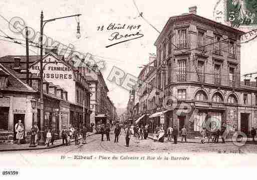 Ville de ELBEUF, carte postale ancienne