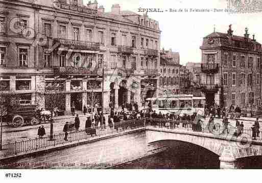 Ville de EPINAL, carte postale ancienne