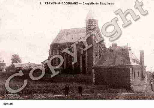 Ville de ETAVESETBOCQUIAUX, carte postale ancienne