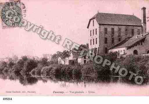 Ville de FAVERNEY, carte postale ancienne