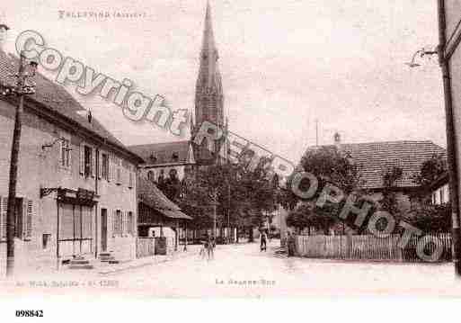 Ville de FELLERING, carte postale ancienne