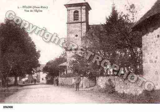 Ville de FELON, carte postale ancienne