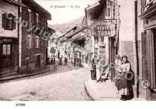 Ville de FLUMET, carte postale ancienne