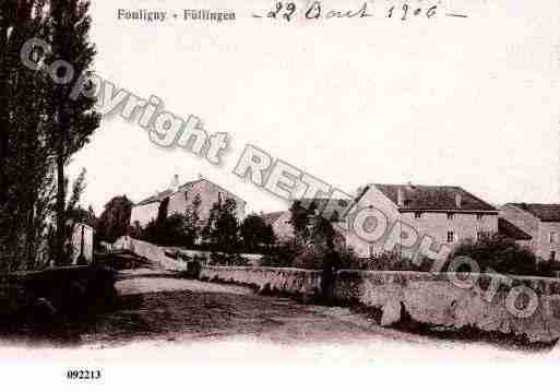 Ville de FOULIGNY, carte postale ancienne Ville de FOULIGNY, carte postale ancienne