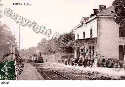 Ville de FRANOIS, carte postale ancienne