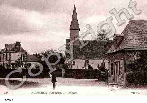 Ville de FUMICHON, carte postale ancienne