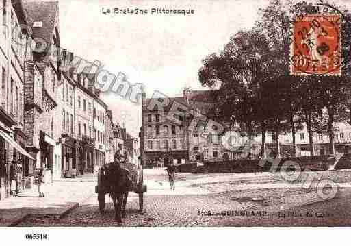 Ville de GUINGAMP, carte postale ancienne