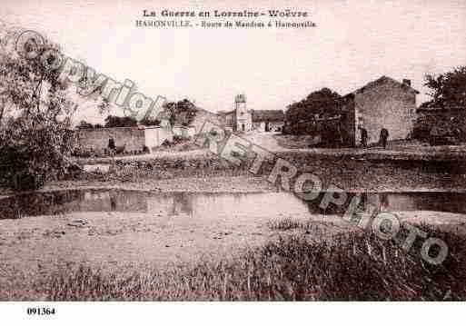 Ville de HAMONVILLE, carte postale ancienne